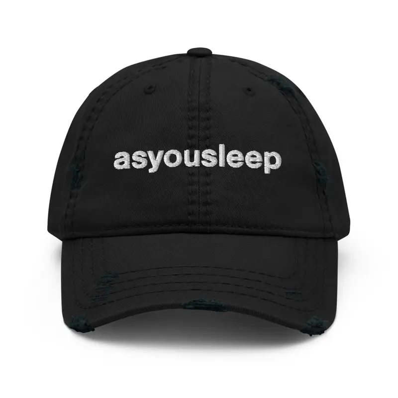 asyousleep Distressed Hat